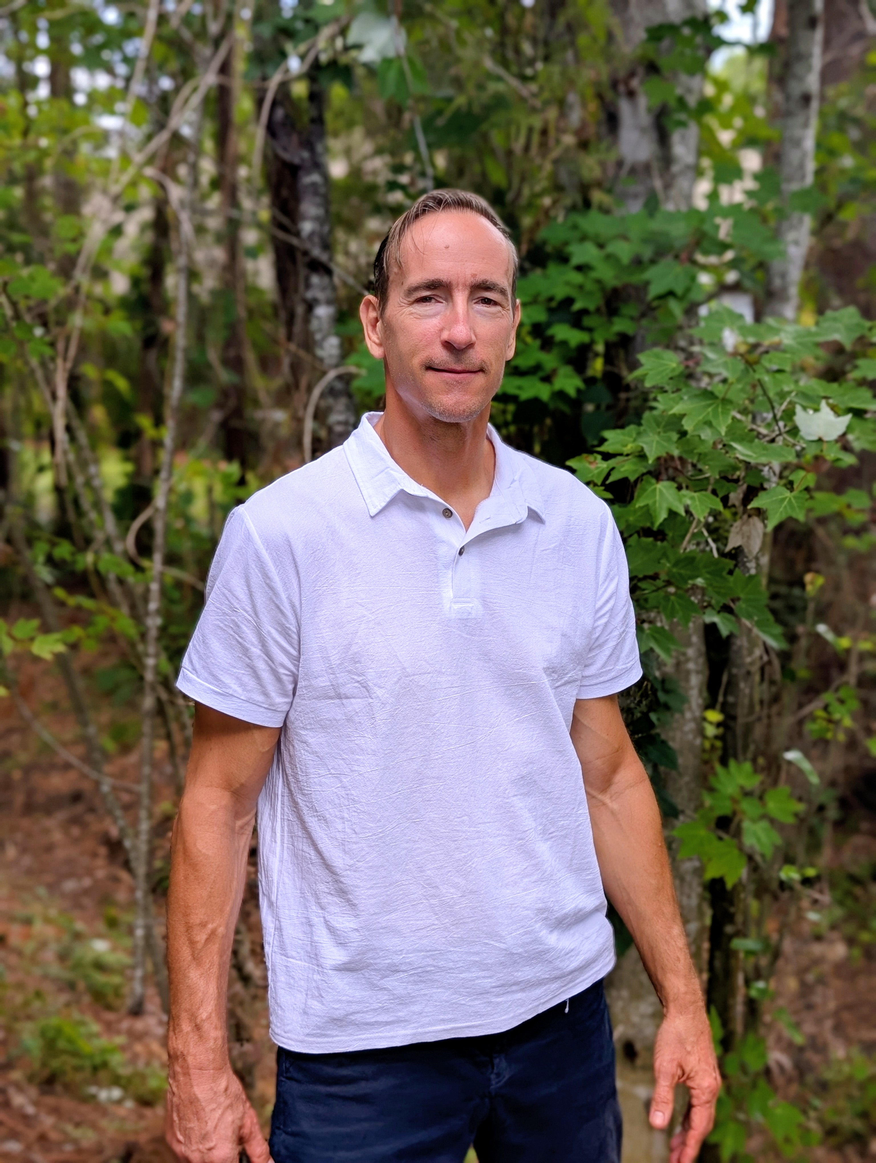 John Fiege standing outdoors