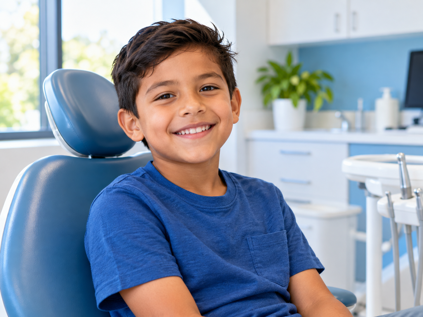 Illustrative image of a smiling child